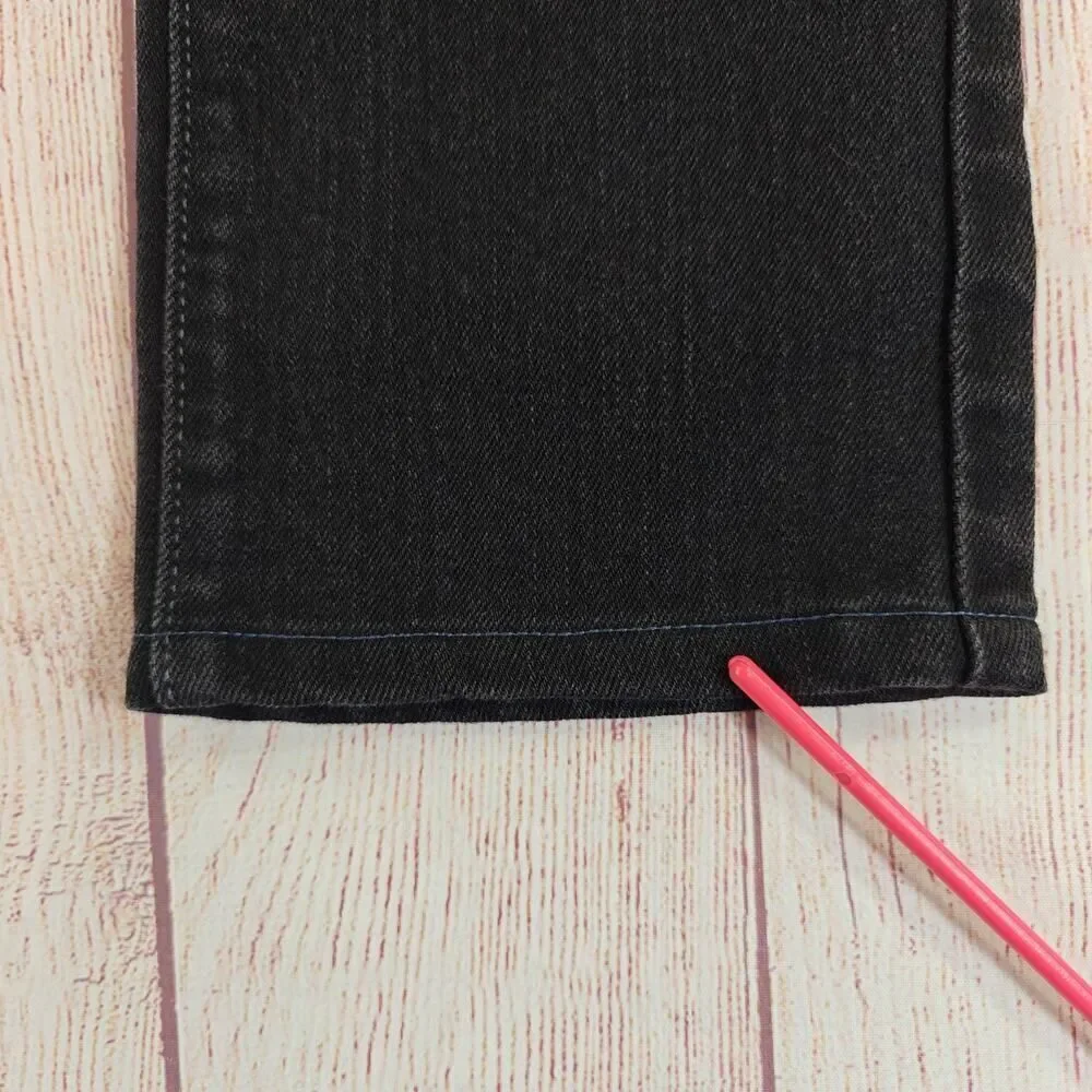 Girls Old Navy black straight leg jeans sz 16